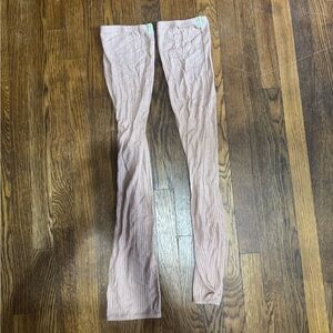 Rubia Wear Pink Full Length Leg Warmers - Size Small